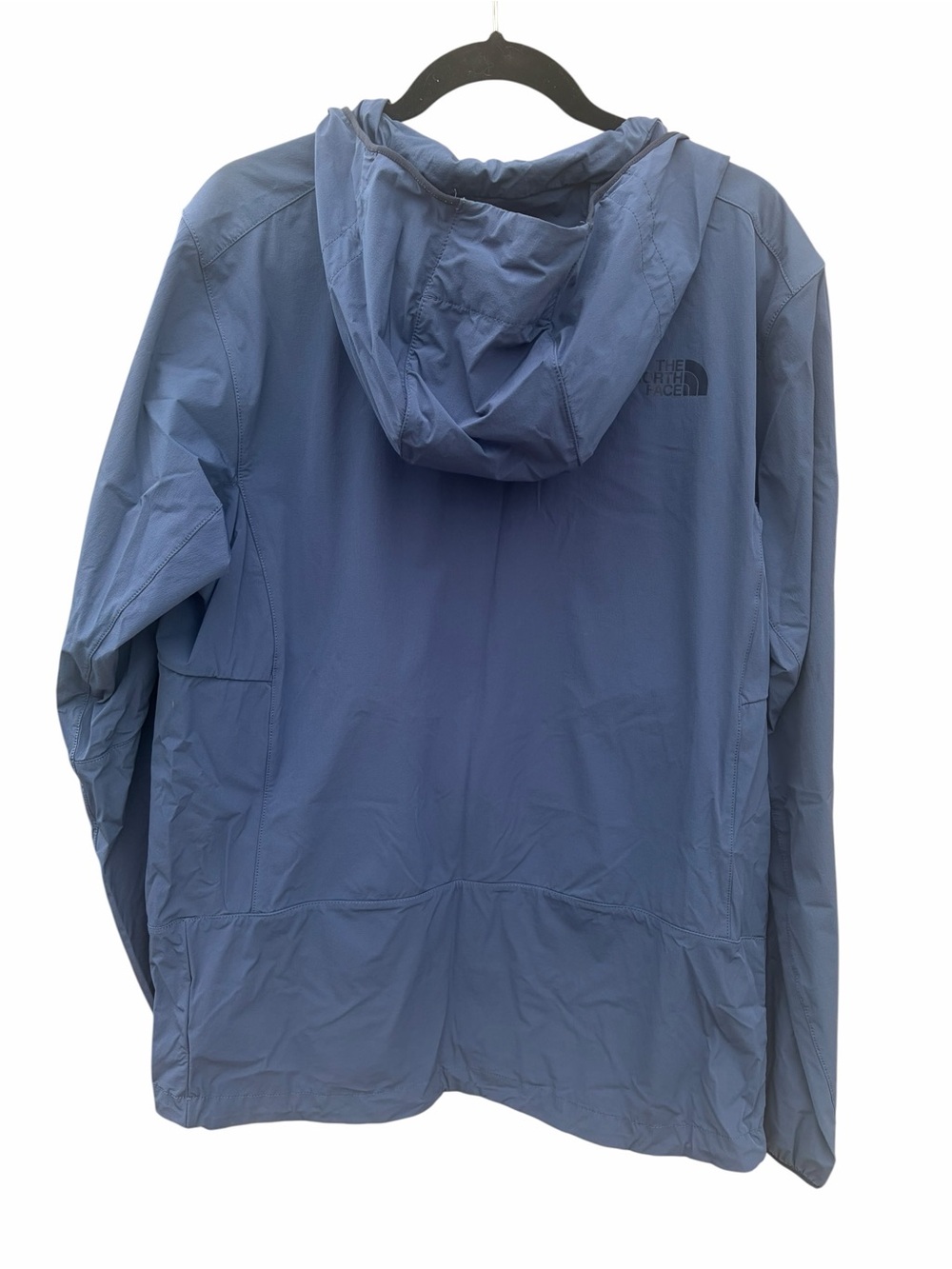 The North Face Men's Slate Blue Hooded Windbreaker - Picture 3 of 6